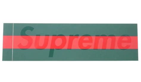 supreme gucci box logo release